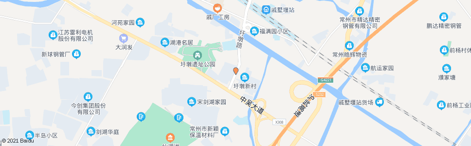 常州圩墩新村_公交站地图_常州公交_妙搜公交查询2025