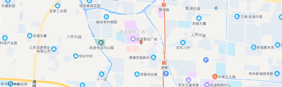 常州兰陵路人民路(b)_公交站地图_常州公交_妙搜公交查询2025