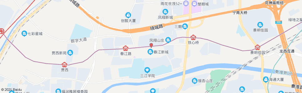 南京春江路西站_公交站地图_南京公交_妙搜公交查询2024
