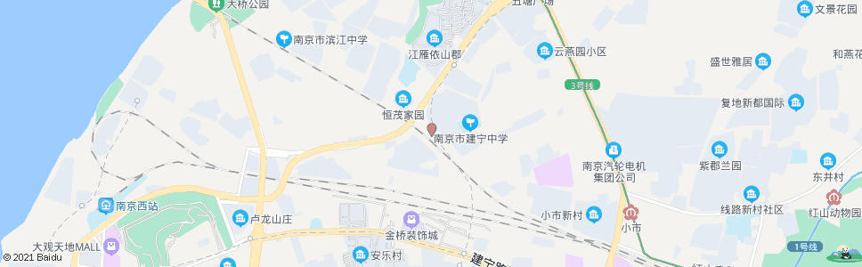 南京幕府南路北_公交站地图_南京公交_妙搜公交查询2024