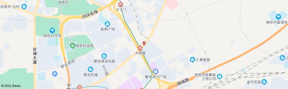 南京窨子山_公交站地图_南京公交_妙搜公交查询2024