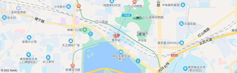 南京台园_公交站地图_南京公交_妙搜公交查询2024