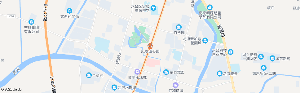 南京凤凰山公园站_公交站地图_南京公交_妙搜公交查询2024