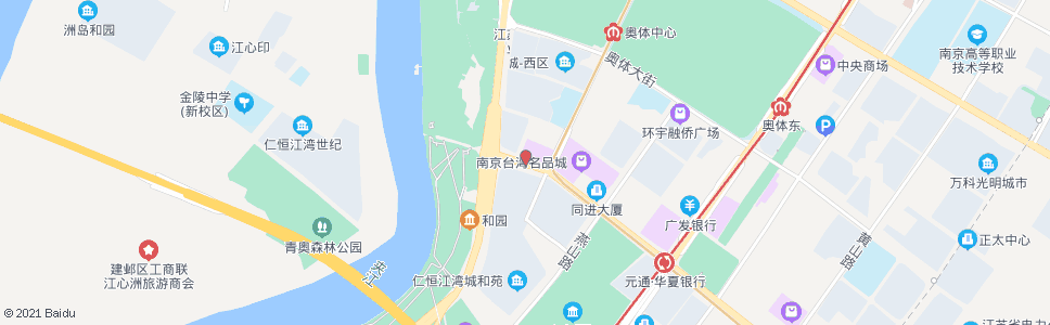 南京河西大街乐山路_公交站地图_南京公交_妙搜公交查询2024