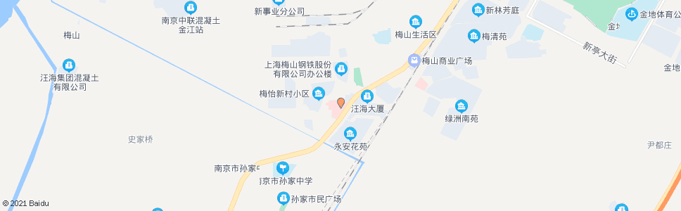 南京新建(梅山医院)_公交站地图_南京公交_妙搜公交查询2024