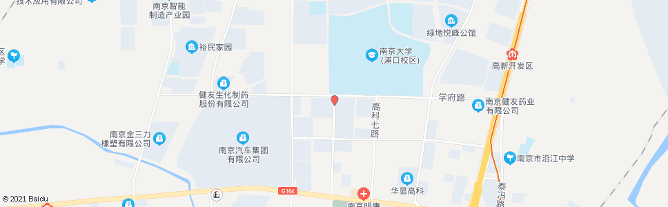 南京创业路学府路_公交站地图_南京公交_妙搜公交查询2024