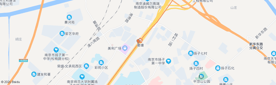 南京江北大道晓山路_公交站地图_南京公交_妙搜公交查询2024