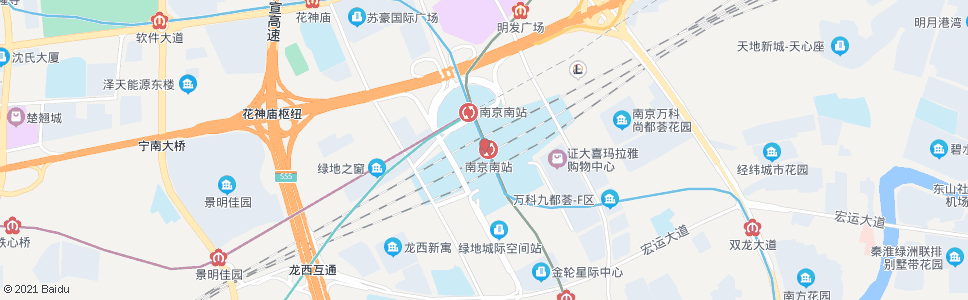 南京南工院西_公交站地图_南京公交_妙搜公交查询2024