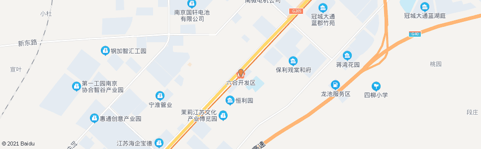 南京六合开发区站_公交站地图_南京公交_妙搜公交查询2024