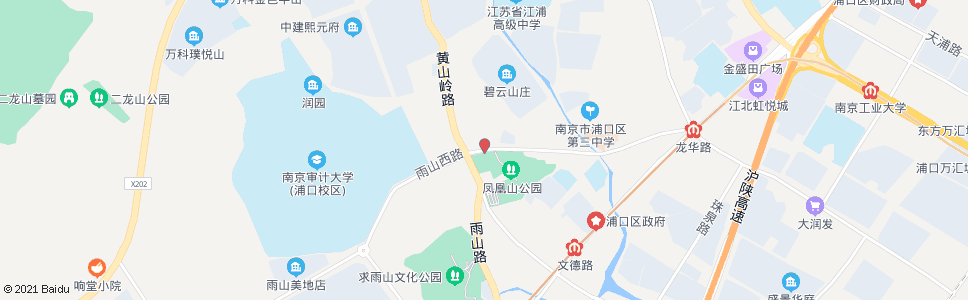 南京黄山岭路公园北路_公交站地图_南京公交_妙搜公交查询2024