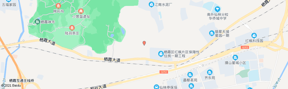 南京摄山村委会_公交站地图_南京公交_妙搜公交查询2024