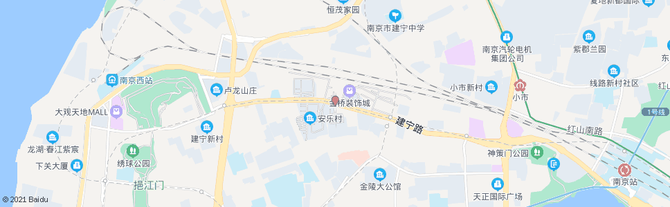 南京民生街_公交站地图_南京公交_妙搜公交查询2024