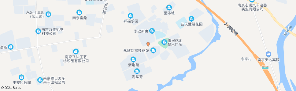 南京永欣大道西_公交站地图_南京公交_妙搜公交查询2024