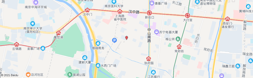 南京王府大街秣陵路_公交站地图_南京公交_妙搜公交查询2024