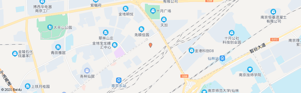 南京翔凤路地秀路东_公交站地图_南京公交_妙搜公交查询2024