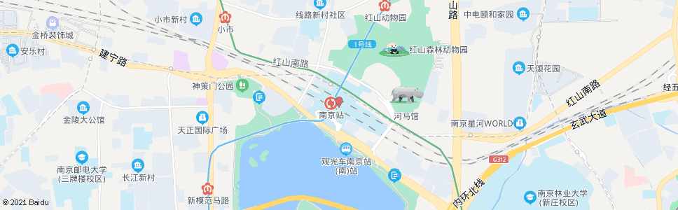 南京和平_公交站地图_南京公交_妙搜公交查询2024