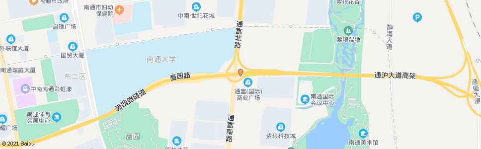 南通通沪大道通富路口_公交站地图_南通公交_妙搜公交查询2024