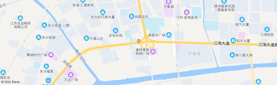 南通现代医院高店_公交站地图_南通公交_妙搜公交查询2024