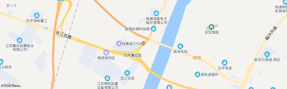 南通沿江公路宁通高速路口_公交站地图_南通公交_妙搜公交查询2024