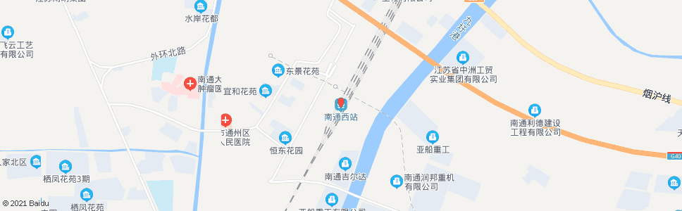 南通江通路国强路西_公交站地图_南通公交_妙搜公交查询2024