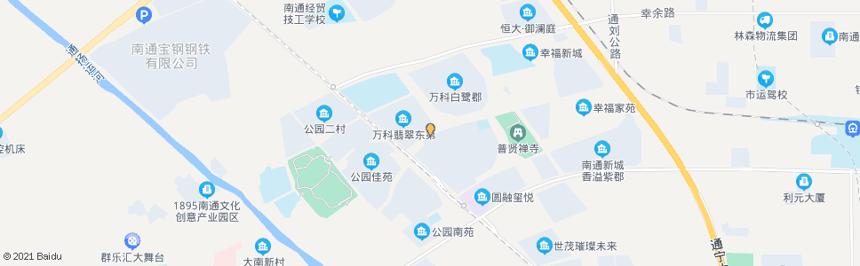 南通新华路科润路西_公交站地图_南通公交_妙搜公交查询2024