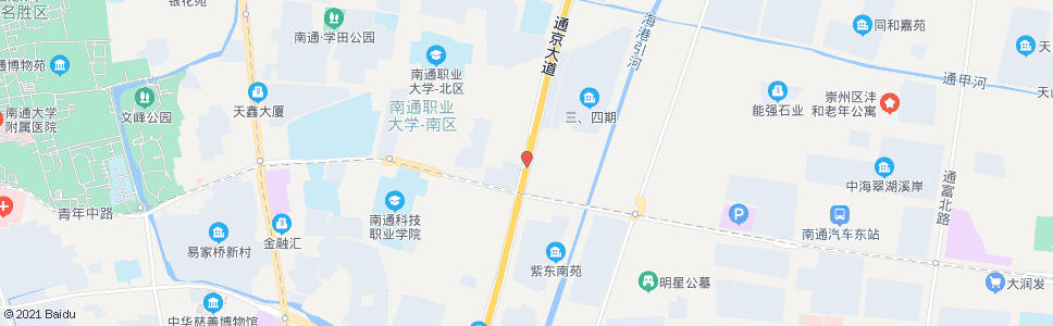 南通通京大道青年路北_公交站地图_南通公交_妙搜公交查询2024