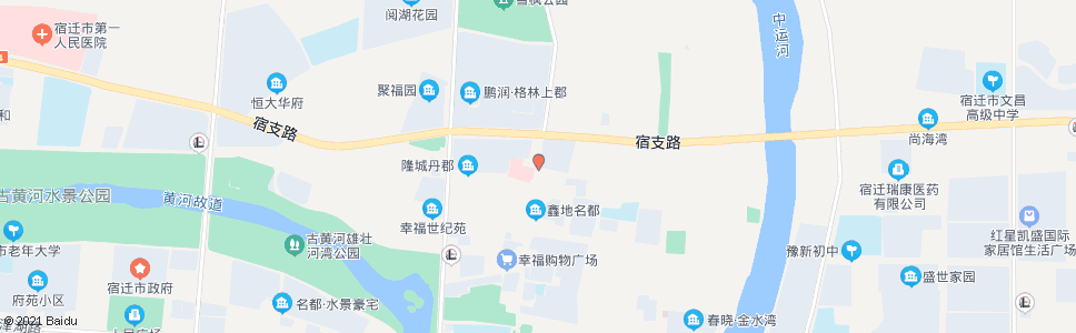 宿迁宿城区人民医院_公交站地图_宿迁公交_妙搜公交查询2024