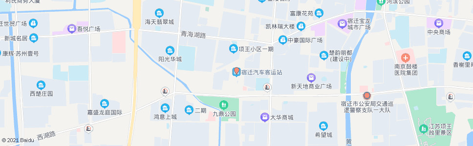 宿迁汽车站_公交站地图_宿迁公交_妙搜公交查询2024