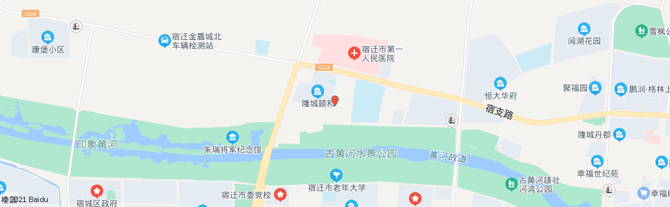 宿迁马陵中学西门_公交站地图_宿迁公交_妙搜公交查询2025