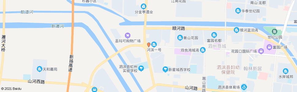 宿迁消防队(泗州西大街)_公交站地图_宿迁公交_妙搜公交查询2025