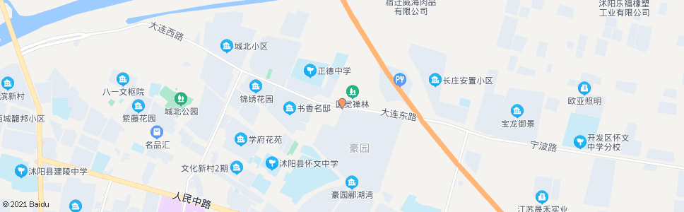 宿迁圆觉禅林寺_公交站地图_宿迁公交_妙搜公交查询2024