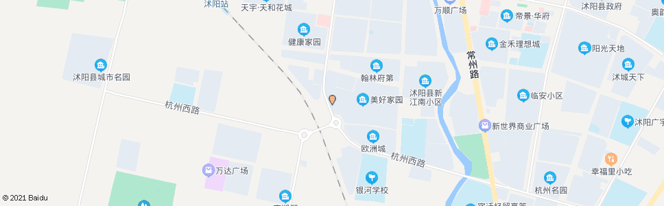 宿迁美好家园小区西门_公交站地图_宿迁公交_妙搜公交查询2024