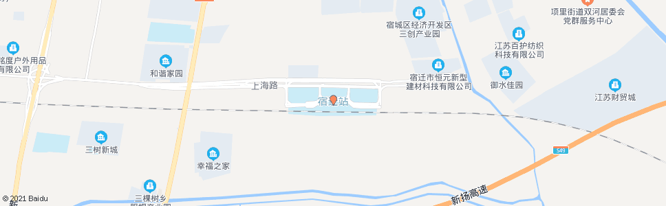 宿迁项里大酒店_公交站地图_宿迁公交_妙搜公交查询2024