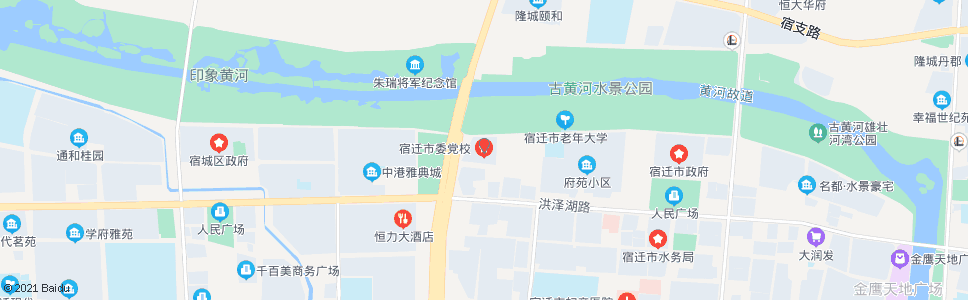 宿迁市委党校_公交站地图_宿迁公交_妙搜公交查询2024