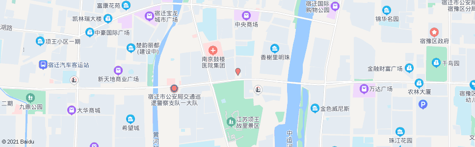 宿迁医药公司(幸福南路)_公交站地图_宿迁公交_妙搜公交查询2024