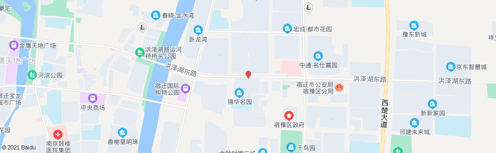 宿迁锦华名苑_公交站地图_宿迁公交_妙搜公交查询2024