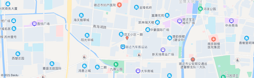 宿迁人民大道_公交站地图_宿迁公交_妙搜公交查询2024