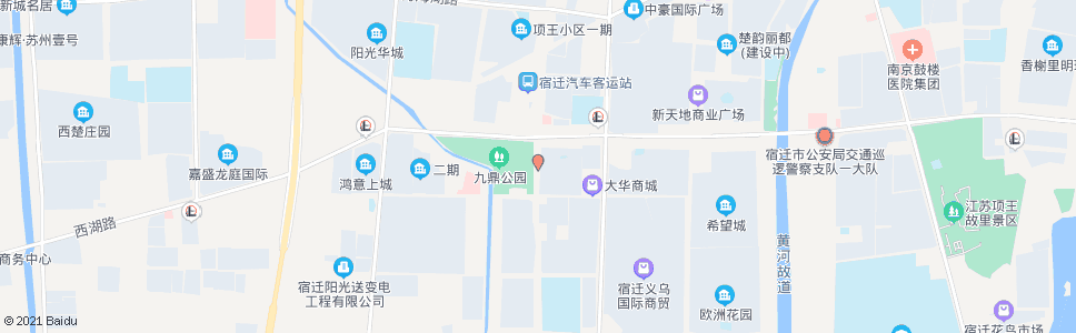 宿迁天星花园_公交站地图_宿迁公交_妙搜公交查询2024