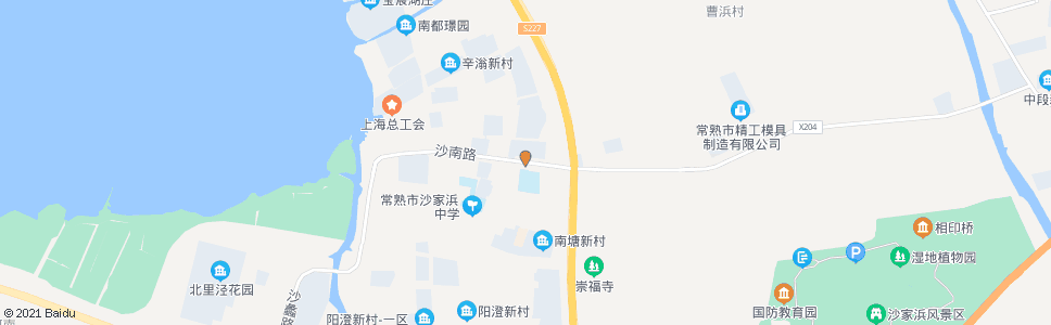 苏州沙南路_公交站地图_苏州公交_妙搜公交查询2025