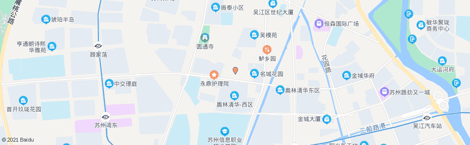 苏州仁济医院_公交站地图_苏州公交_妙搜公交查询2024