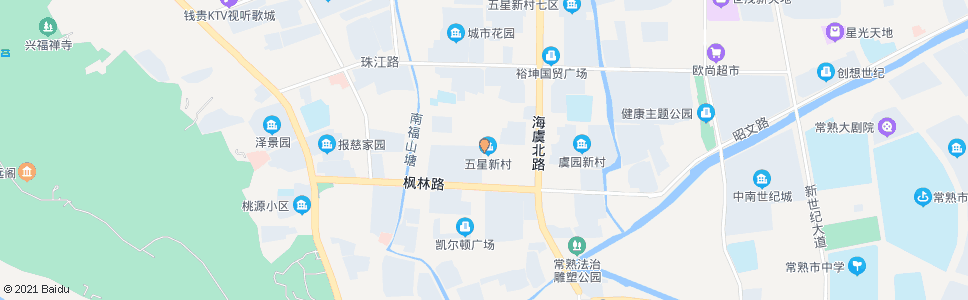 苏州五星新村_公交站地图_苏州公交_妙搜公交查询2024