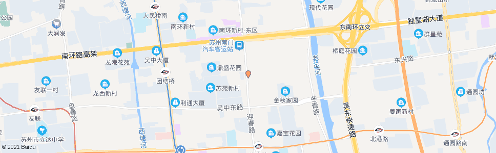 苏州文昌路鸿福路南_公交站地图_苏州公交_妙搜公交查询2024