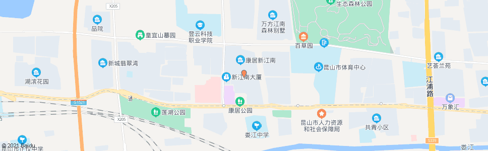 苏州苇城路康居路_公交站地图_苏州公交_妙搜公交查询2024