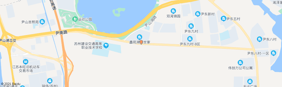 苏州尹山湖西路兴郭路北_公交站地图_苏州公交_妙搜公交查询2024