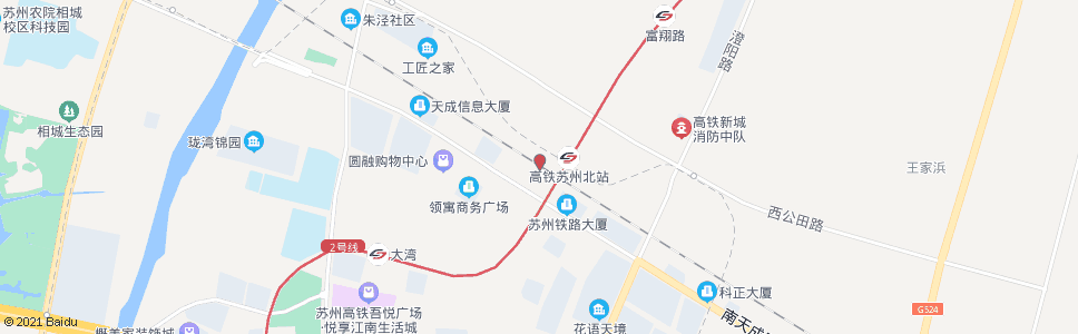 苏州文昌路大同路北_公交站地图_苏州公交_妙搜公交查询2025