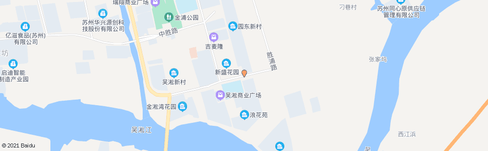 苏州新江路南(东行)_公交站地图_苏州公交_妙搜公交查询2024