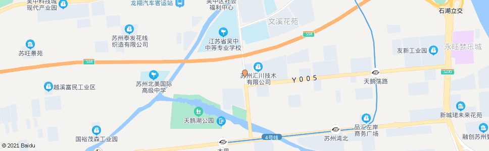 苏州龙翔路天鹅荡路北_公交站地图_苏州公交_妙搜公交查询2025