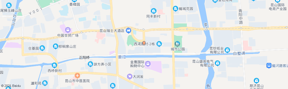 苏州西湾新村_公交站地图_苏州公交_妙搜公交查询2024