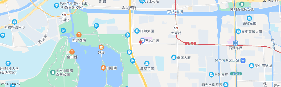 苏州石湖路友新路东_公交站地图_苏州公交_妙搜公交查询2024