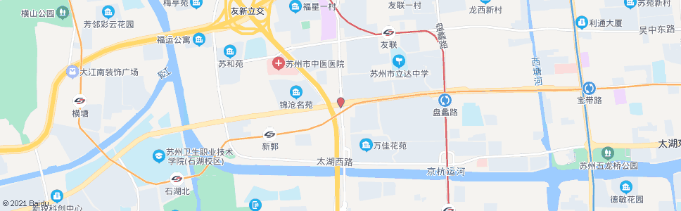 苏州宝带西路灵岩路_公交站地图_苏州公交_妙搜公交查询2025